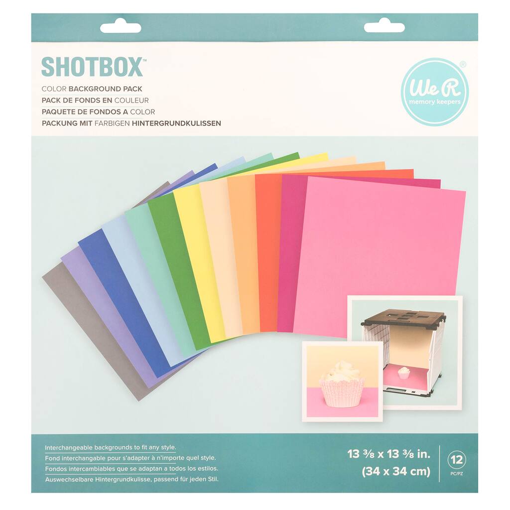 We R Memory Keepers Shotbox Color Background Pack We R Memory Keepers Shotbox Color Background Pack